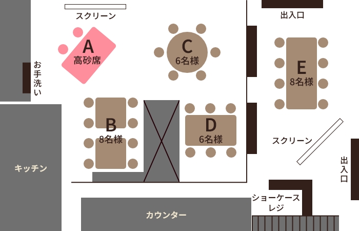 店内レイアウト