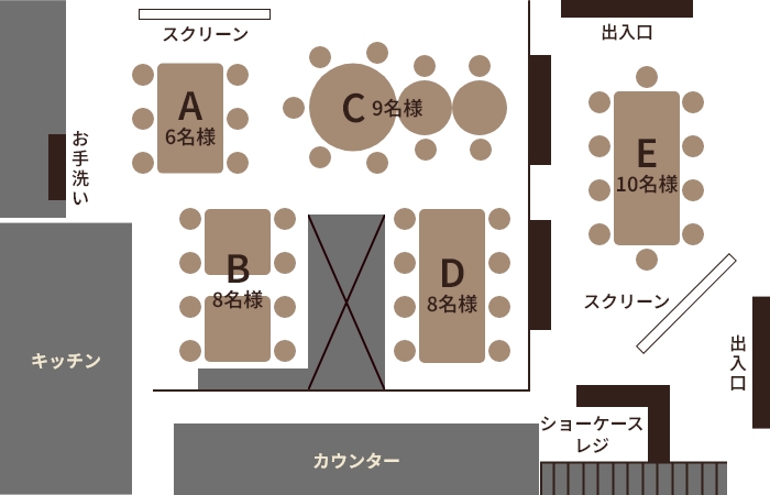 店内レイアウト
