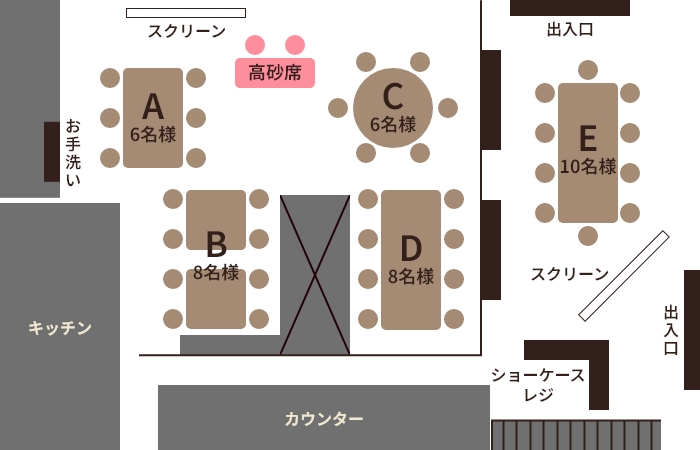 店内レイアウト