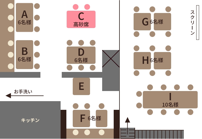 店内レイアウト
