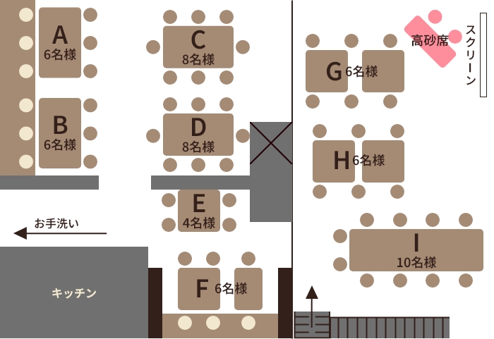 店内レイアウト